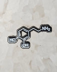 Dopamine Molecule Glow Enamel Pins Hat Pins Lapel Pin Brooch Badge Festival Pin