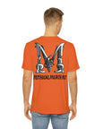 Inky Cap Mushroom Snail Men's Polyester Tee Orange (AOP) By Mythical Merch