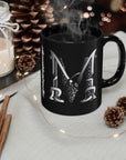 Mythical Merch Classic M Logo Coffee Cup 11oz Black Mug