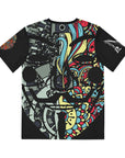 V For Fawkes Anonymous Vendetta Nature Vs Machine Men's Polyester Tee (AOP) By Mike Snowadzky X Mythical Merch