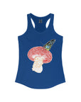 Butterfly Mushroom Awakening Women's Ideal Racerback Tank Top Sleeveless T Shirt