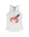 Butterfly Mushroom Awakening Women's Ideal Racerback Tank Top Sleeveless T Shirt
