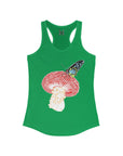 Butterfly Mushroom Awakening Women's Ideal Racerback Tank Top Sleeveless T Shirt