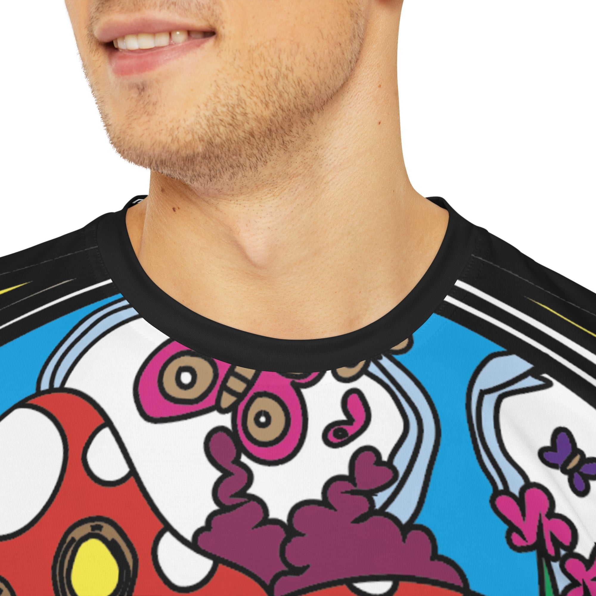 Dancing Terrapin Steal Your Mushroom Village Stealie Forever Grateful Shakedown Dead Lot Men&#39;s Polyester Tee Tshirt T-shirt Shirt By Erin Barnhart &amp; Mythical Merch