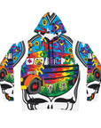 Furthur Bus Dancing Bear Crew Forever Grateful Stealie Dead Lot Unisex Hooded Sweatshirt Athletic Hoodie 95% Recycled Materials (AOP)