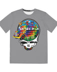 Furthur Bus Dancing Bear Crew Forever Grateful Stealie Dead Lot Men's Polyester Tee T Shirt Tshirt T-Shirt By Erin Barnhart X Mythical Merch