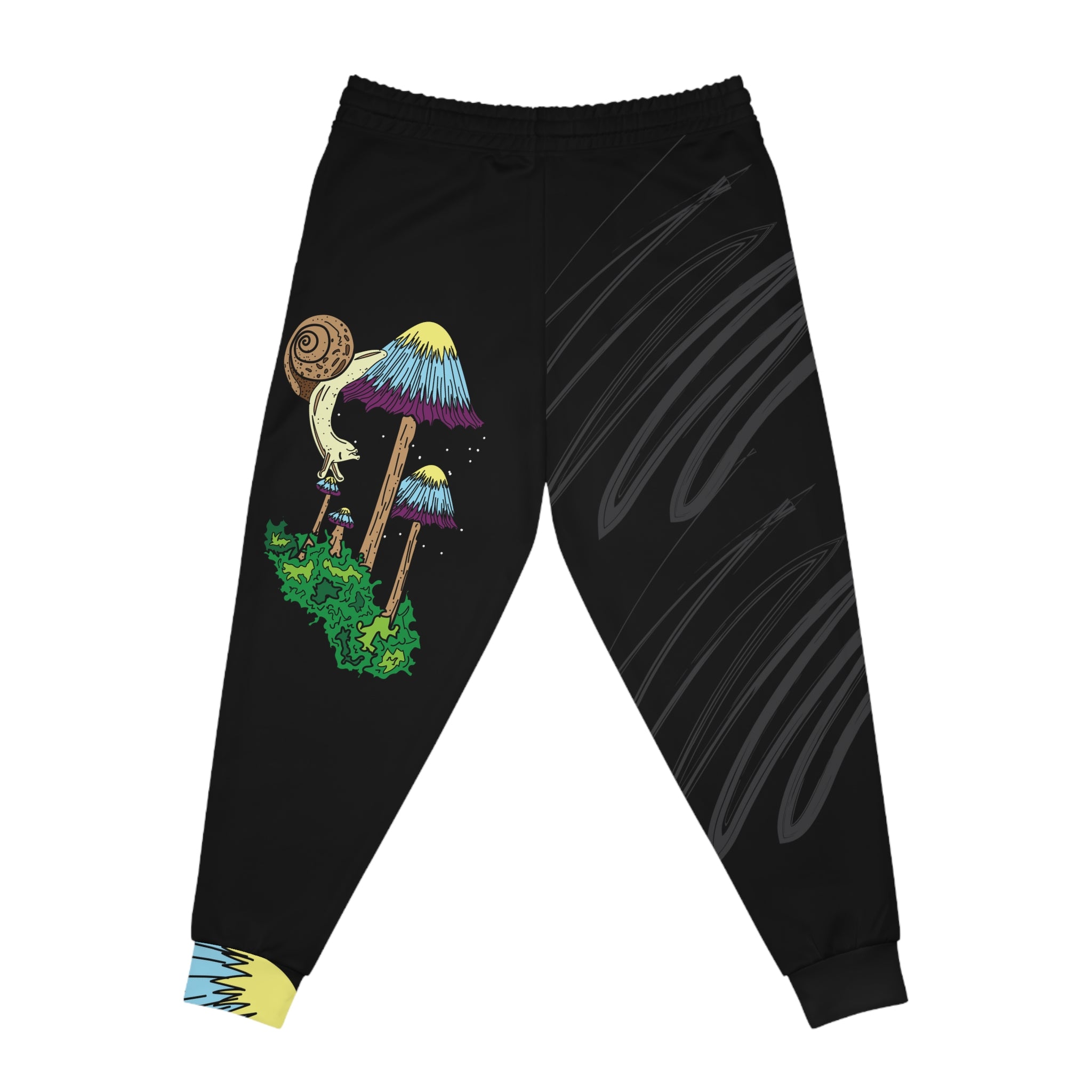 Inky Cap Mushroom Snail Unisex Athletic Joggers Sweatpants Sweat Pants By Erin Barnhart X Mythical Merch
