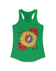 Forever Grateful Terrapin Daisy Dancing Bear Flower Sunflower Turtle Women's Ideal Racerback Tank Top