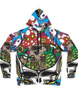Dancing Terrapin Mushroom Village Stealie Forever Grateful Hippie Dead Lot Unisex Hooded Sweatshirt Athletic Hoodie 95% Recycled Materials (AOP)