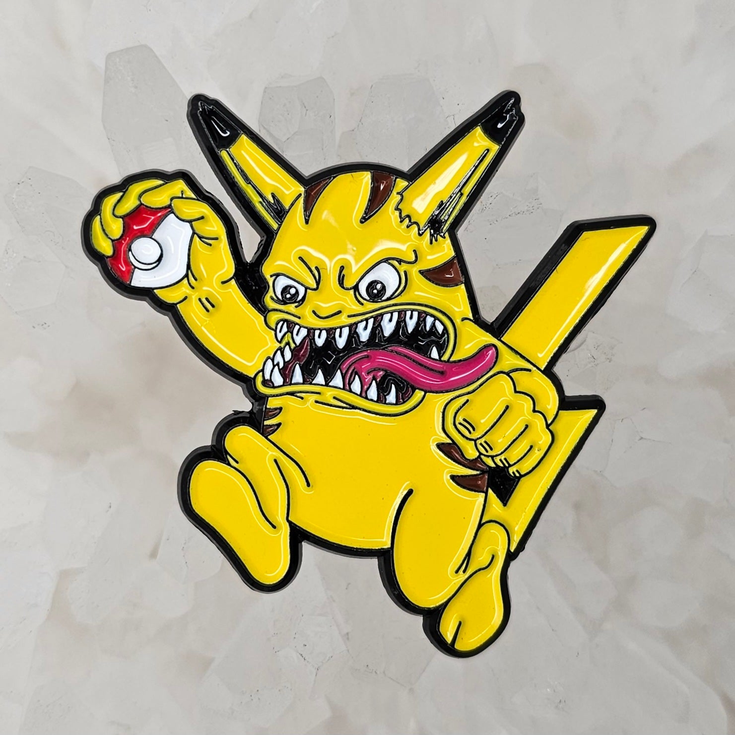 Pikazilla Pikachu Godzilla Mashup 90s Cartoon Enamel Pins Hat Pins Lapel Pin Brooch Badge Festival Pin