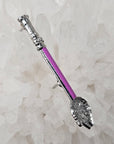 Spoonlenium Falcon Star Spoon Wars Jedi Purple Mini Spoon Enamel Pins Hat Pins Lapel Pin Brooch Badge Festival Pin