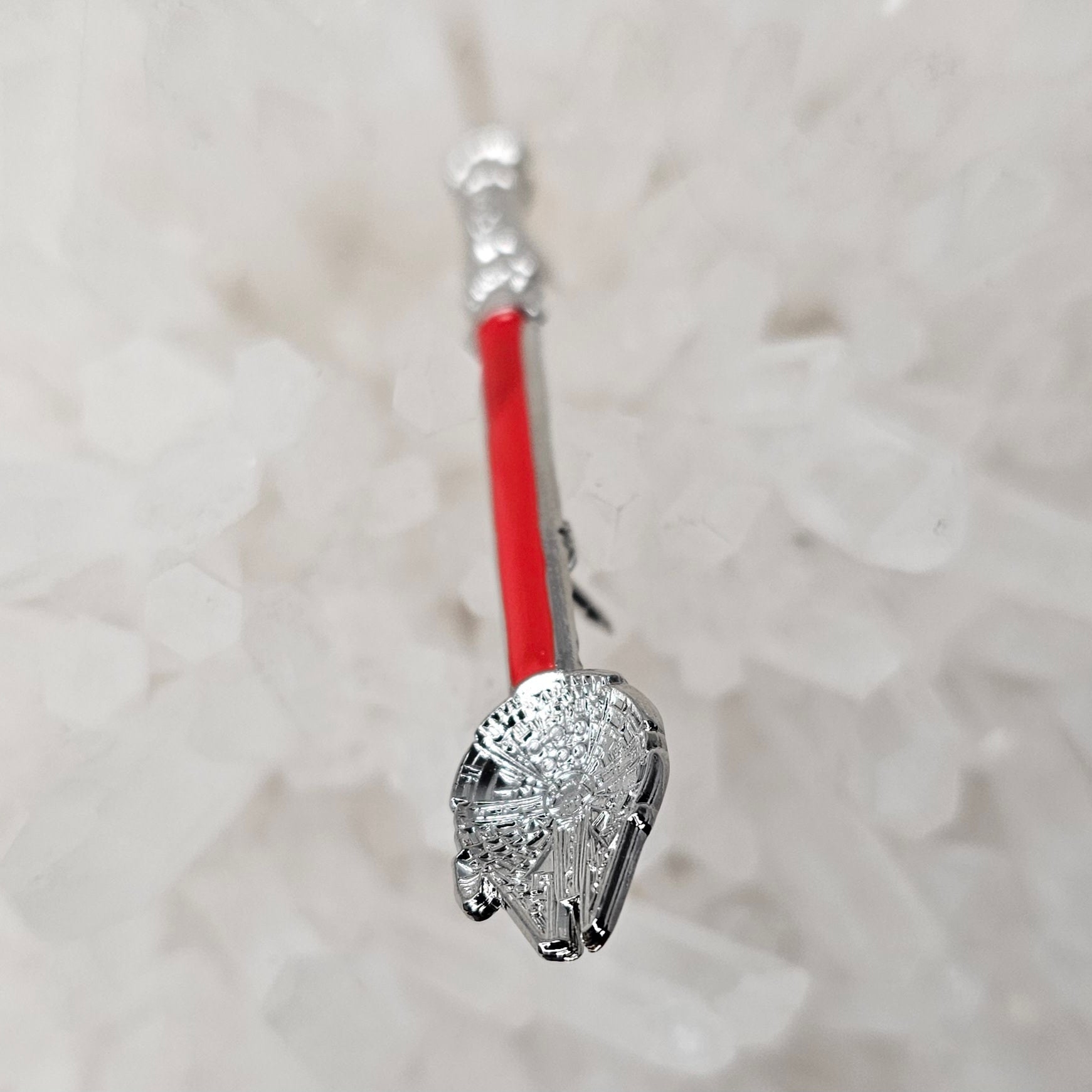 Spoonlenium Falcon Star Spoon Wars Sith Red Mini Spoon 3D Enamel Pins Hat Pins Lapel Pin Brooch Badge Festival Pin