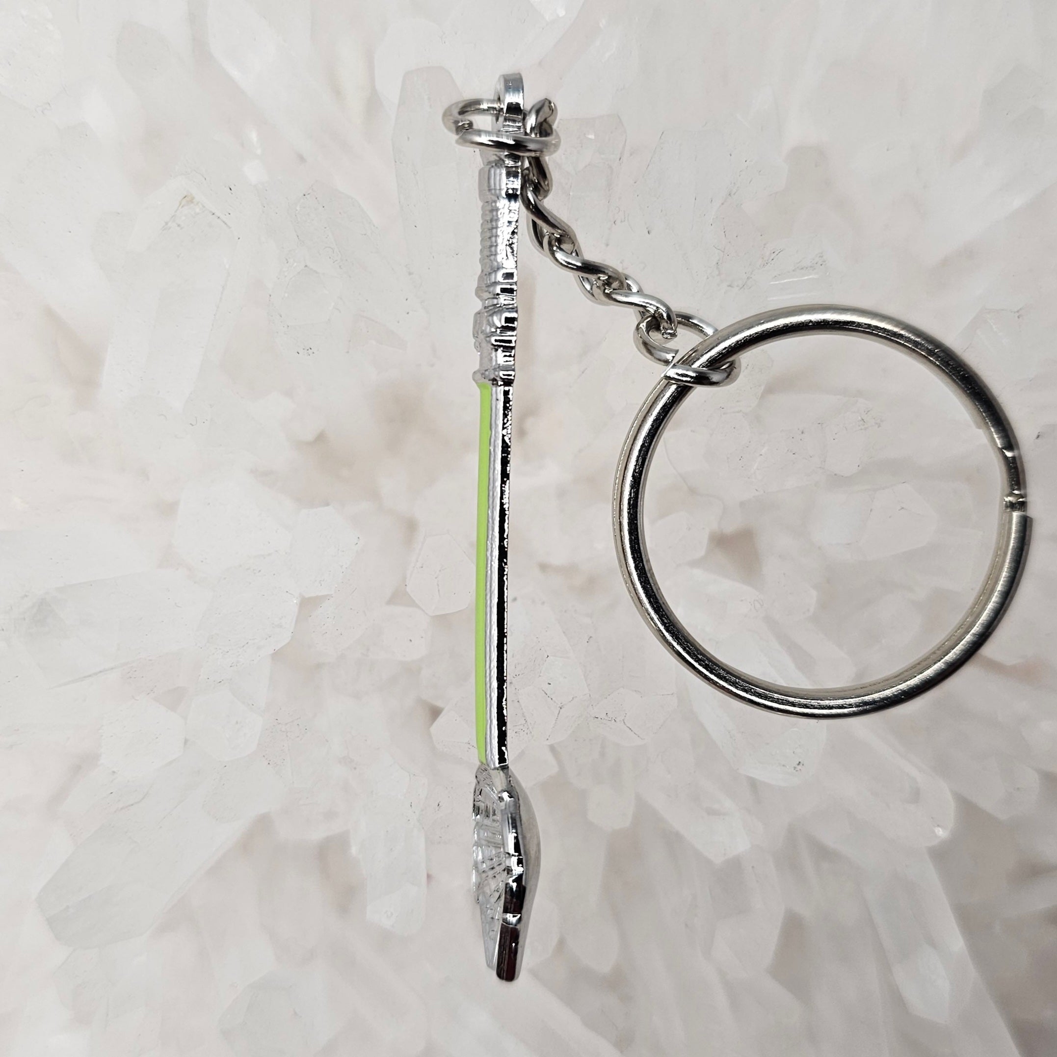 Spoonlenium Falcon Star Spoon Wars Jedi Green 3D Metal Mini Spoon Keychains Key-Chain Key Chains