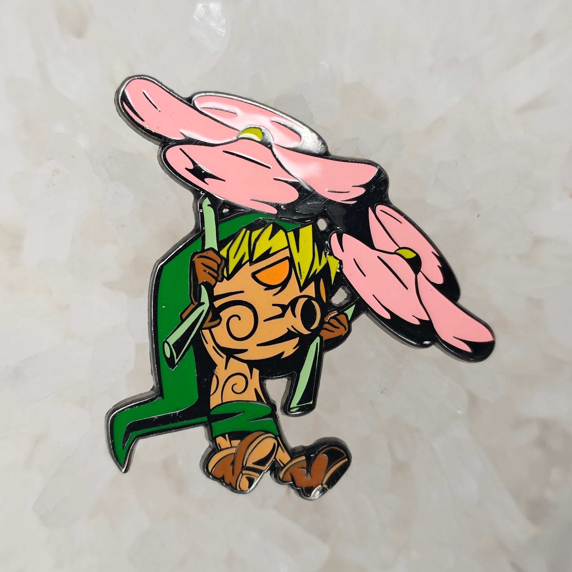 Psychedelic Zelda Cloud Flyer Trippy Video Game Cartoon Enamel Pins Hat Pins Lapel Pin Brooch Badge Festival Pin