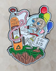 Hippy Crack Ren Whip It Astronaut Stimpy Nitrous 90s Cartoon Enamel Pins Hat Pins Lapel Pin Brooch Badge Festival Pin