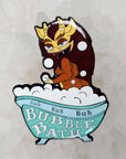 Bu Bu Bubble Bath Big Cartoon Mouth Monster Enamel Pins Hat Pins Lapel Pin Brooch Badge Festival Pin