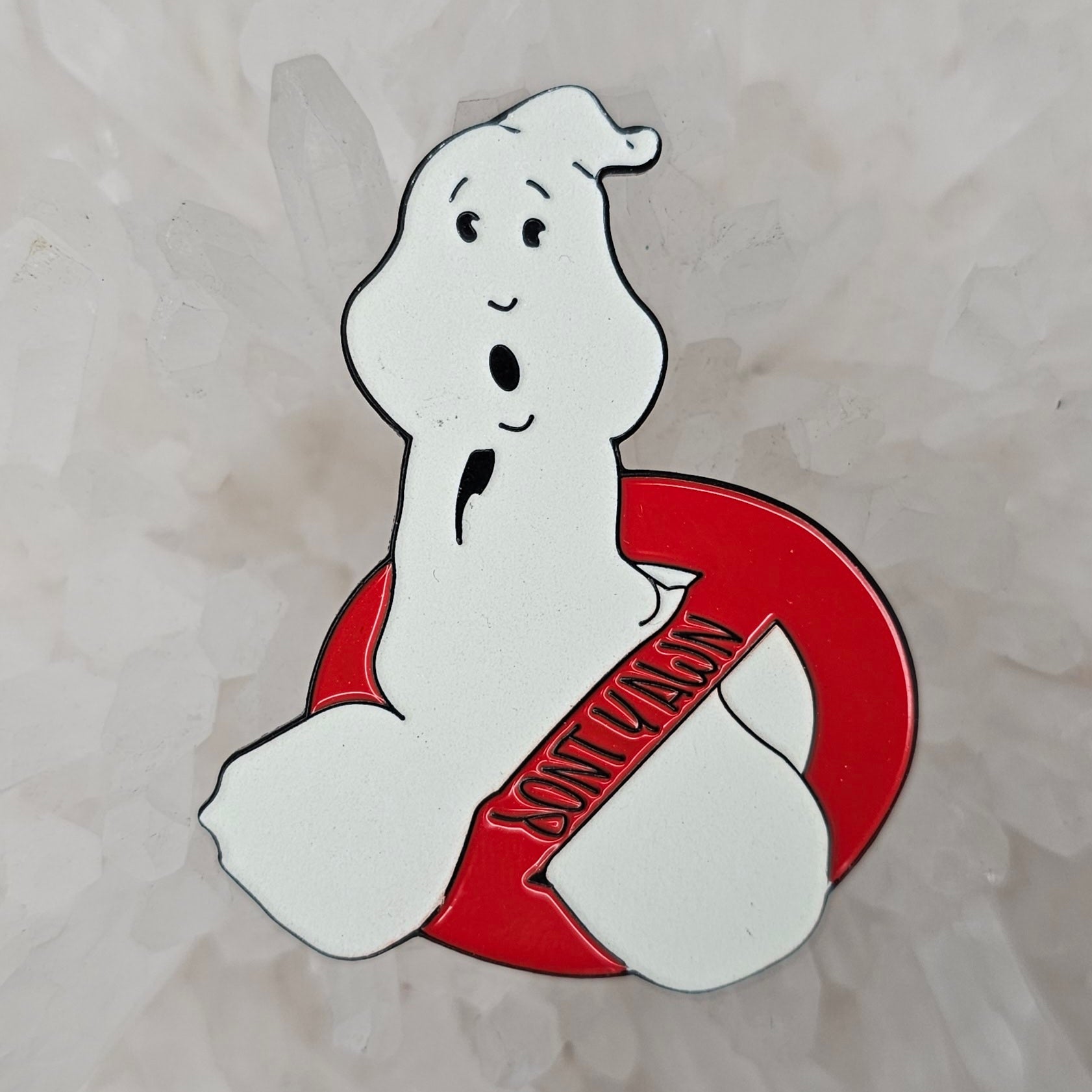 Dont Be A Ghost Dick Busters 90s Movie Glow Enamel Pins Hat Pins Lapel Pin Brooch Badge Festival Pin