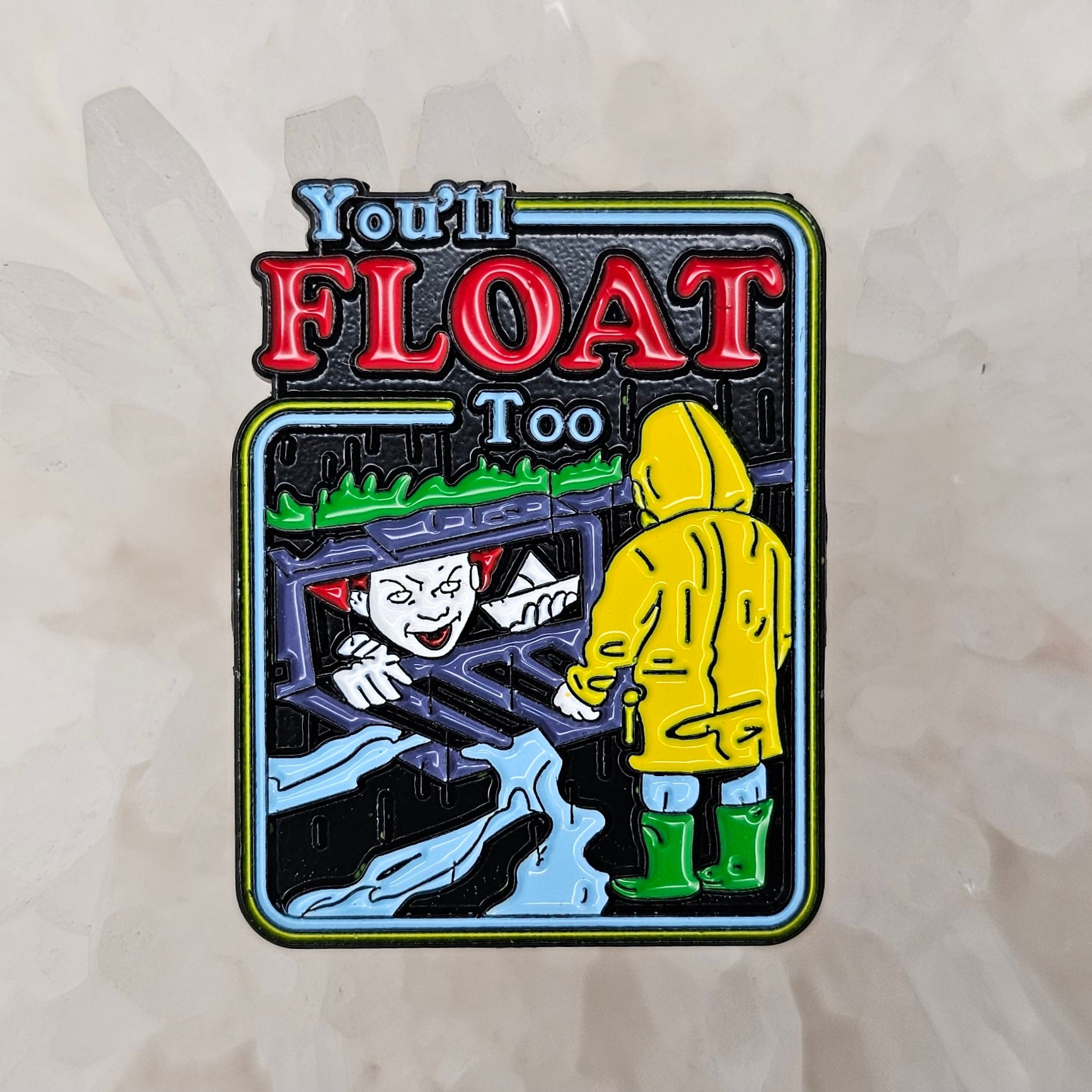 Youll Float Too Clown Horror It Scary Movie Gore Slasher Enamel Pins Hat Pins Lapel Pin Brooch Badge Festival Pin