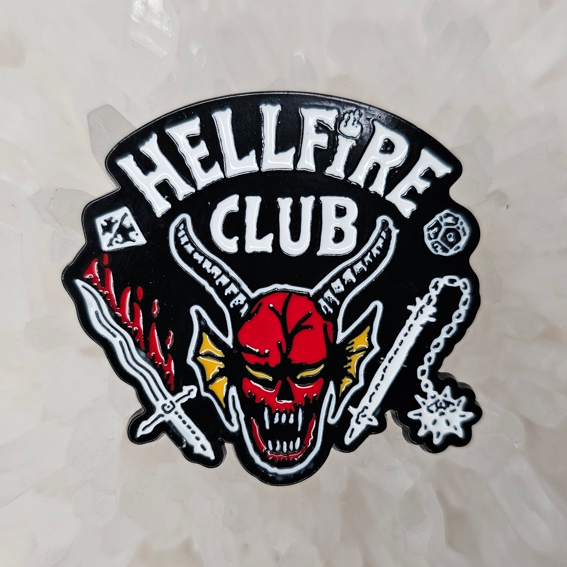 Hellfire Club Stranger Horror Things Scary Tv Slasher Enamel Pins Hat Pins Lapel Pin Brooch Badge Festival Pin