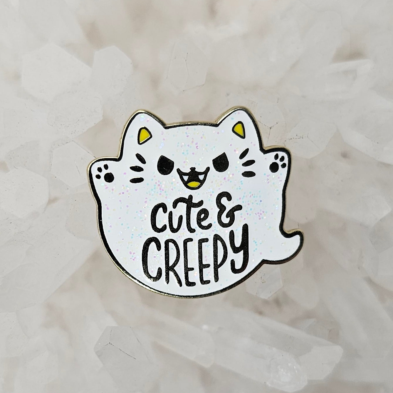 Cute &amp; Creepy Horror Kitten Scary Cat Enamel Pins Hat Pins Lapel Pin Brooch Badge Festival Pin