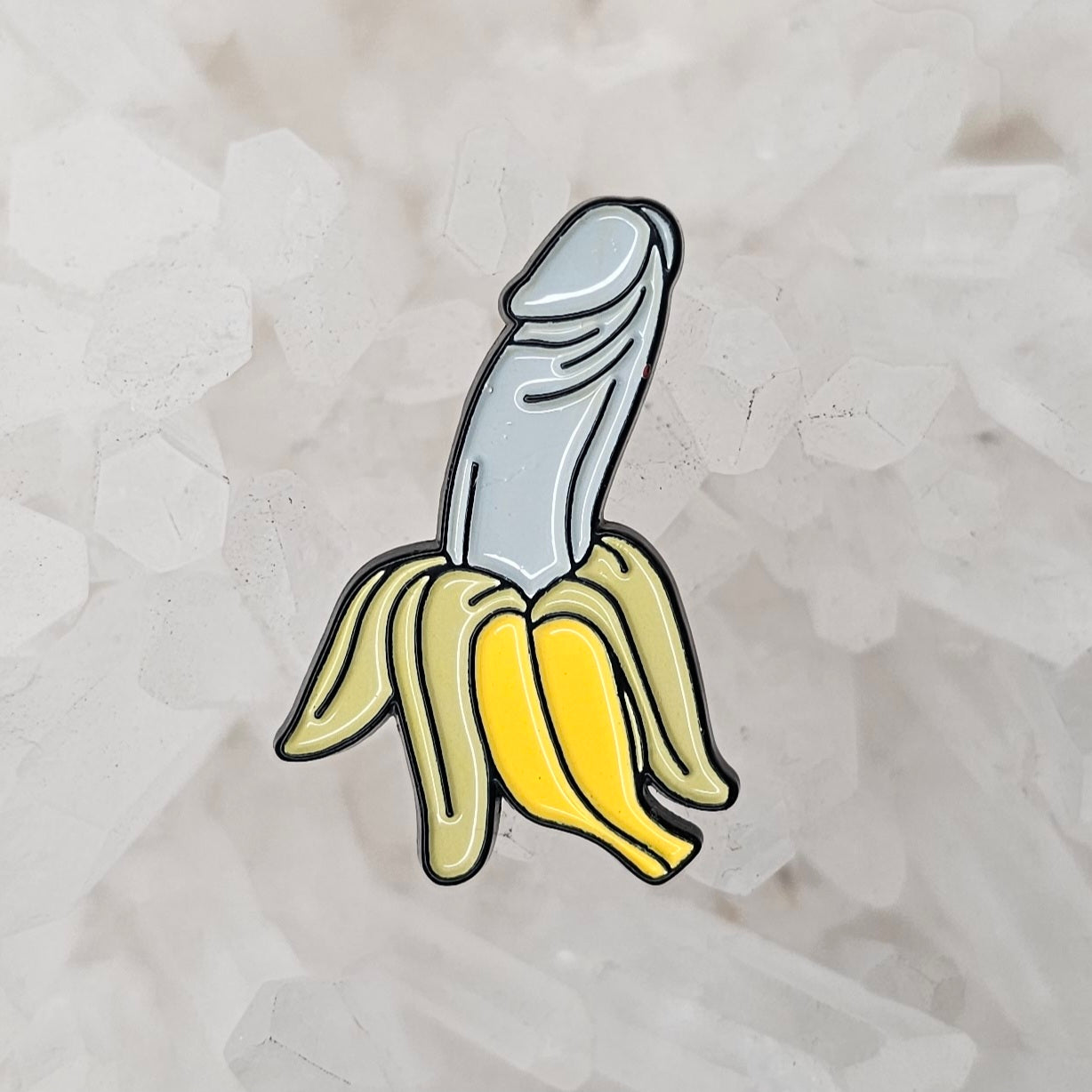 Banana Dick Kinked Food Enamel Pins Hat Pins Lapel Pin Brooch Badge Festival Pin
