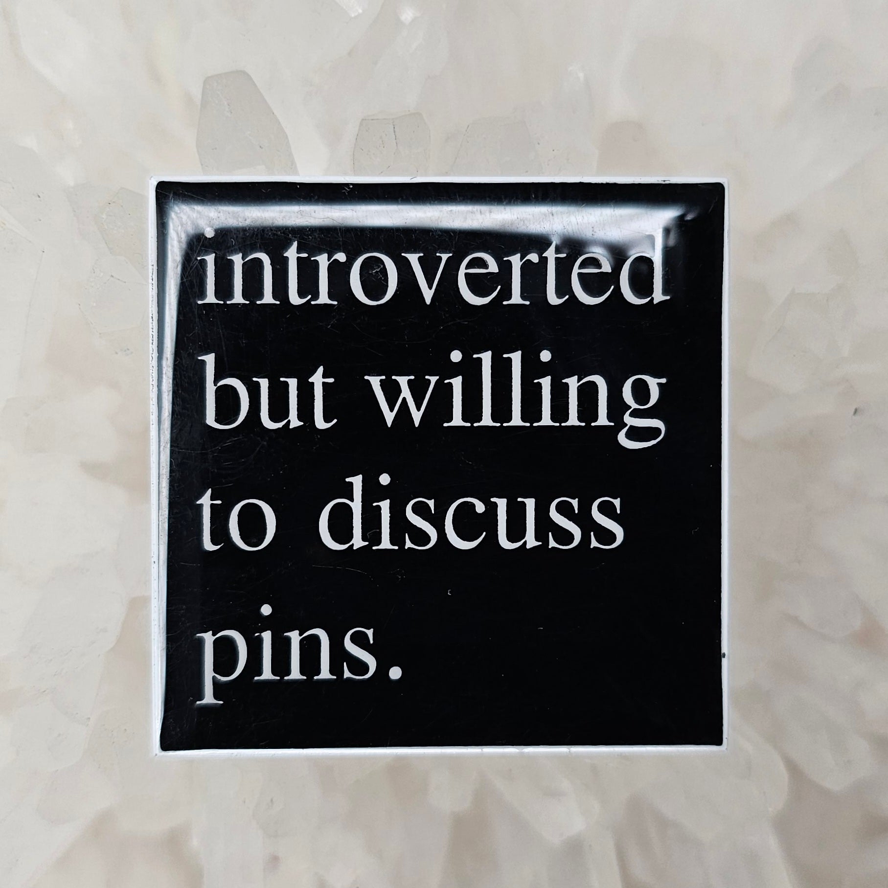Introverted But Willing To Discuss Pins Enamel Pins Hat Pins Lapel Pin Brooch Badge Festival Pin