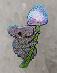 Mushroom Koala Psychedelic Animal Trippy Shroom Enamel Pins Hat Pins Lapel Pin Brooch Badge Festival Pin