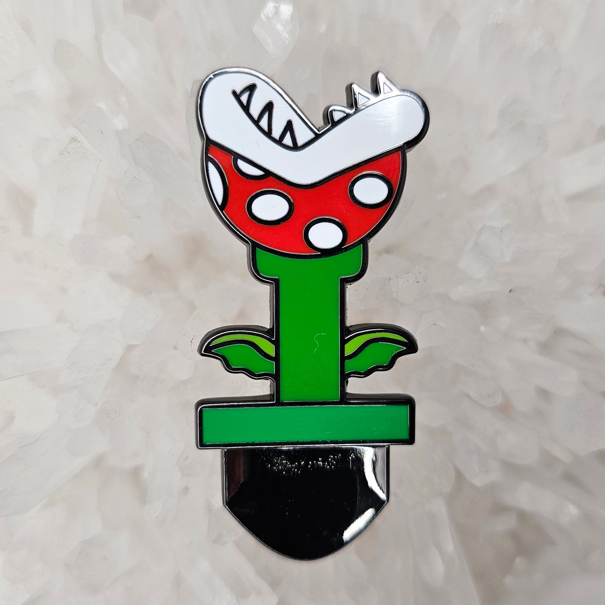 Super Spoon Bros Mario Tunnel Plant Mini Spoon Enamel Pins Hat Pins Lapel Pin Brooch Badge Festival Pin