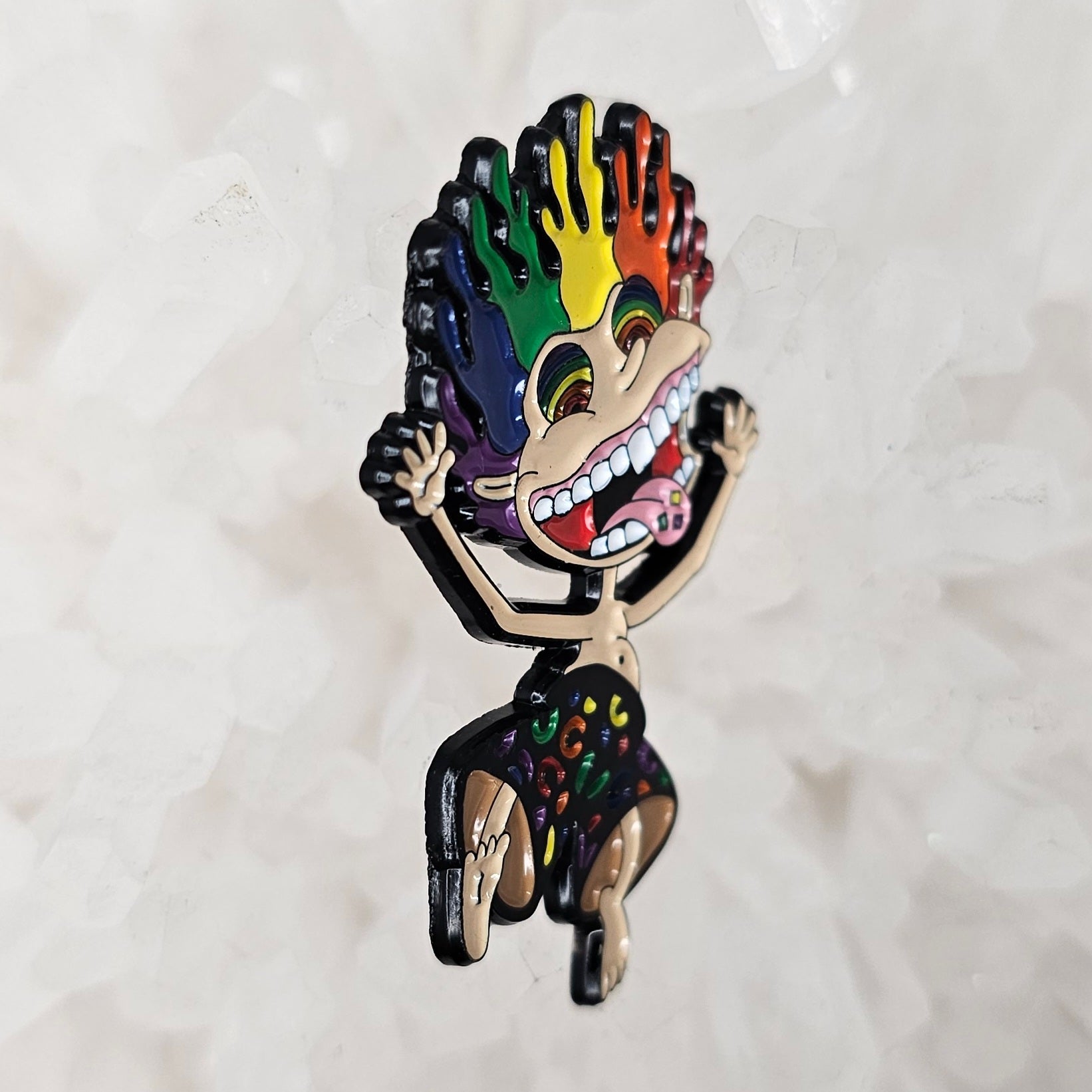 Wild Psychedelic Warrior Donnie Thornberry Trippy Thornberries Family Enamel Pins Hat Pins Lapel Pin Brooch Badge Festival Pin