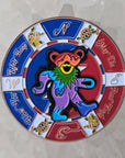 Dancing Bear Grateful Compass True North Dead Lot Spinner Enamel Pins Hat Pins Lapel Pin Brooch Badge Festival Pin