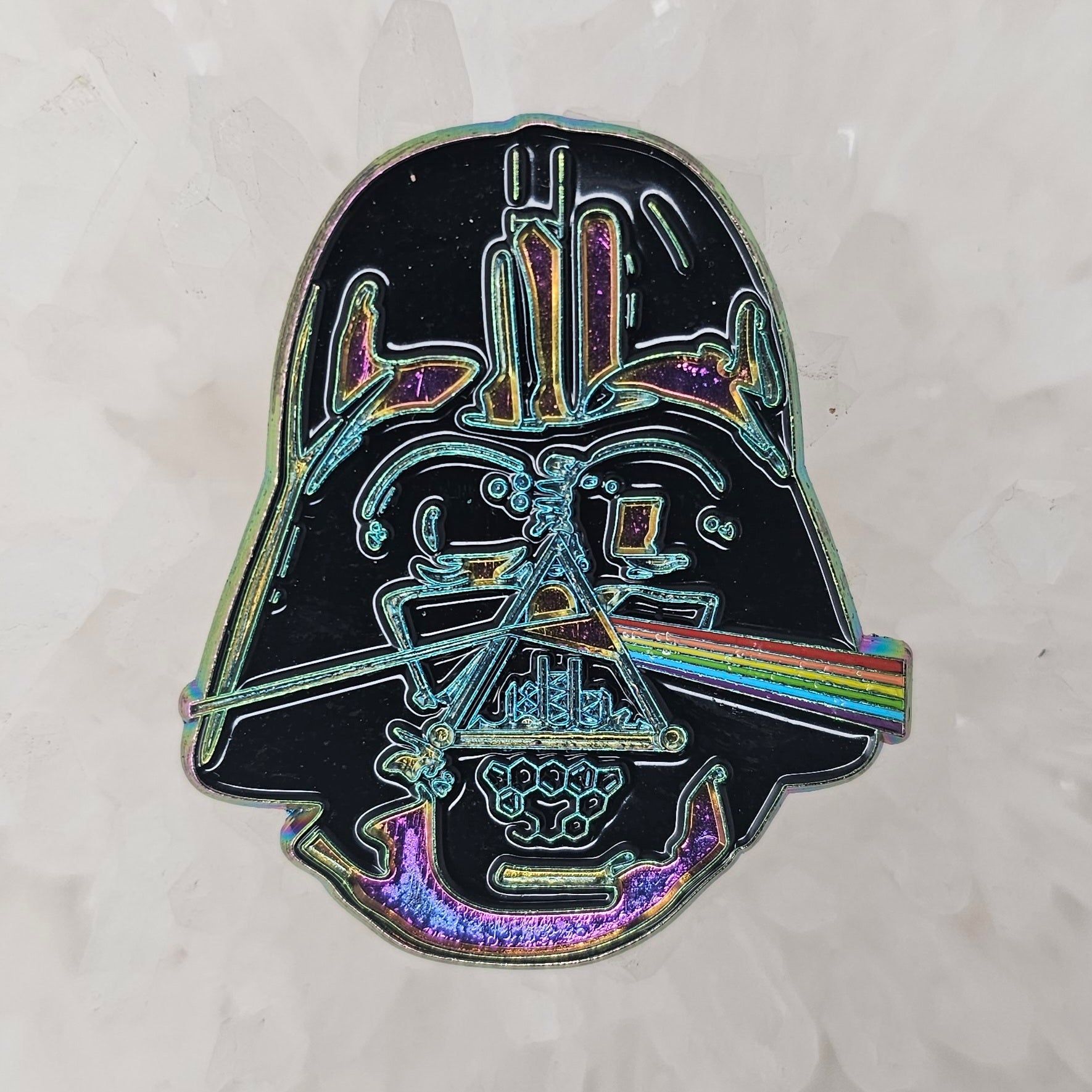 Dark Side Of The Force Pink Star Floyd Wars Vader Enamel Pins Hat Pins Lapel Pin Brooch Badge Festival Pin Pin