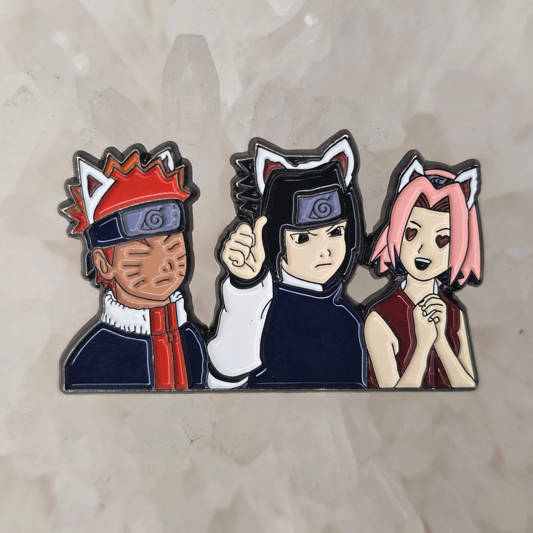 NarCrewdo Anime Crew Manga Japanese Cartoon Video Game Enamel Pins Hat Pins Lapel Pin Brooch Badge Festival Pin