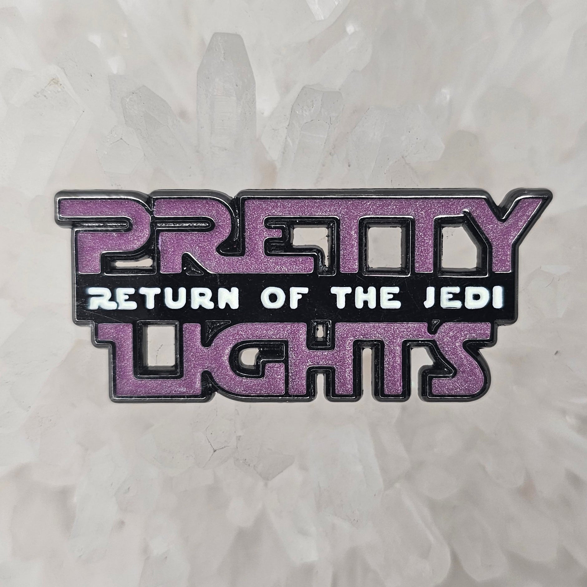 Return Of The Pretty Lights V1 Dj Jedi Star Edm Wars Glow Enamel Pins Hat Pins Lapel Pin Brooch Badge Festival Pin