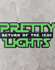 Return Of The Pretty Lights V2 Green Dj Jedi Star Edm Wars Glow Enamel Pins Hat Pins Lapel Pin Brooch Badge Festival Pin