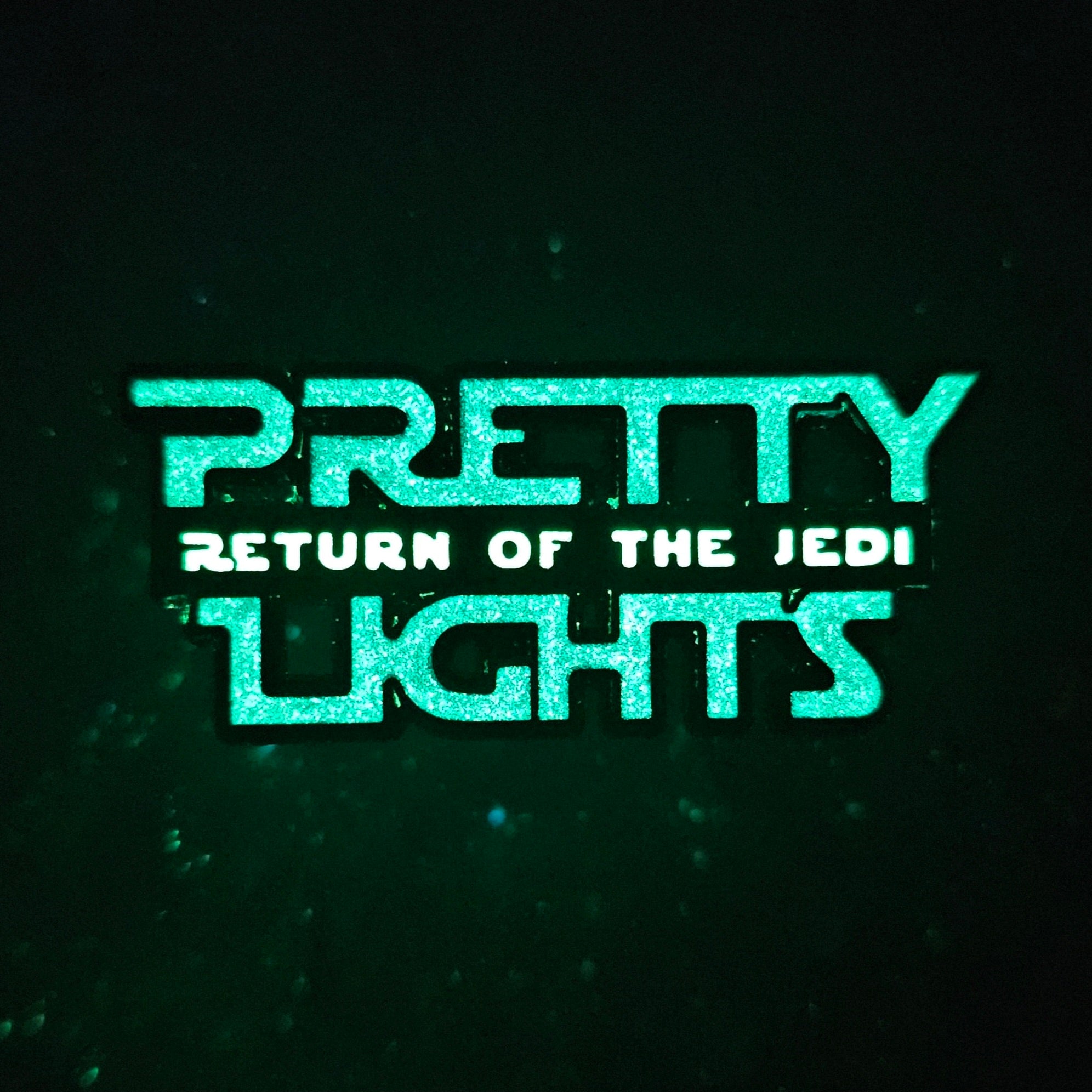Return Of The Pretty Lights V3 Blue Dj Jedi Star Edm Wars Glow Enamel Pins Hat Pins Lapel Pin Brooch Badge Festival Pin