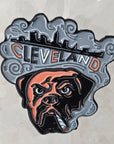 Cleveland Bull Dog Ohio Football Weed Swagger Glow Enamel Pin Hat Pin Lapel Pin Brooch Badge Festival Pin
