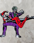 Kinked Joker & Harley Quinn Erotic Bat Sexy Comic Book Man Cartoon Enamel Pins Hat Pins Lapel Pin Brooch Badge Festival Pin