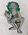 Festie Smeagol The Precious Hippie Lord Of The Weed Gollum Smoke Rings Stoner Enamel Pins Hat Pins Lapel Pin Brooch Badge Festival Pin