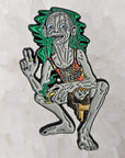 5 Pack - Festie Smeagol The Precious Hippie Lord Of The Weed Gollum Smoke Rings Stoner Wholesale Enamel Pins Hat Pins Bulk Lapel Pin Brooch Badge Festival Pin