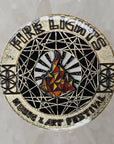 Official Fire Lights Music Festival Fractal Fire Mandala Glitter Spinner Enamel Pins Hat Pins Lapel Pin Brooch Badge Festival Pin