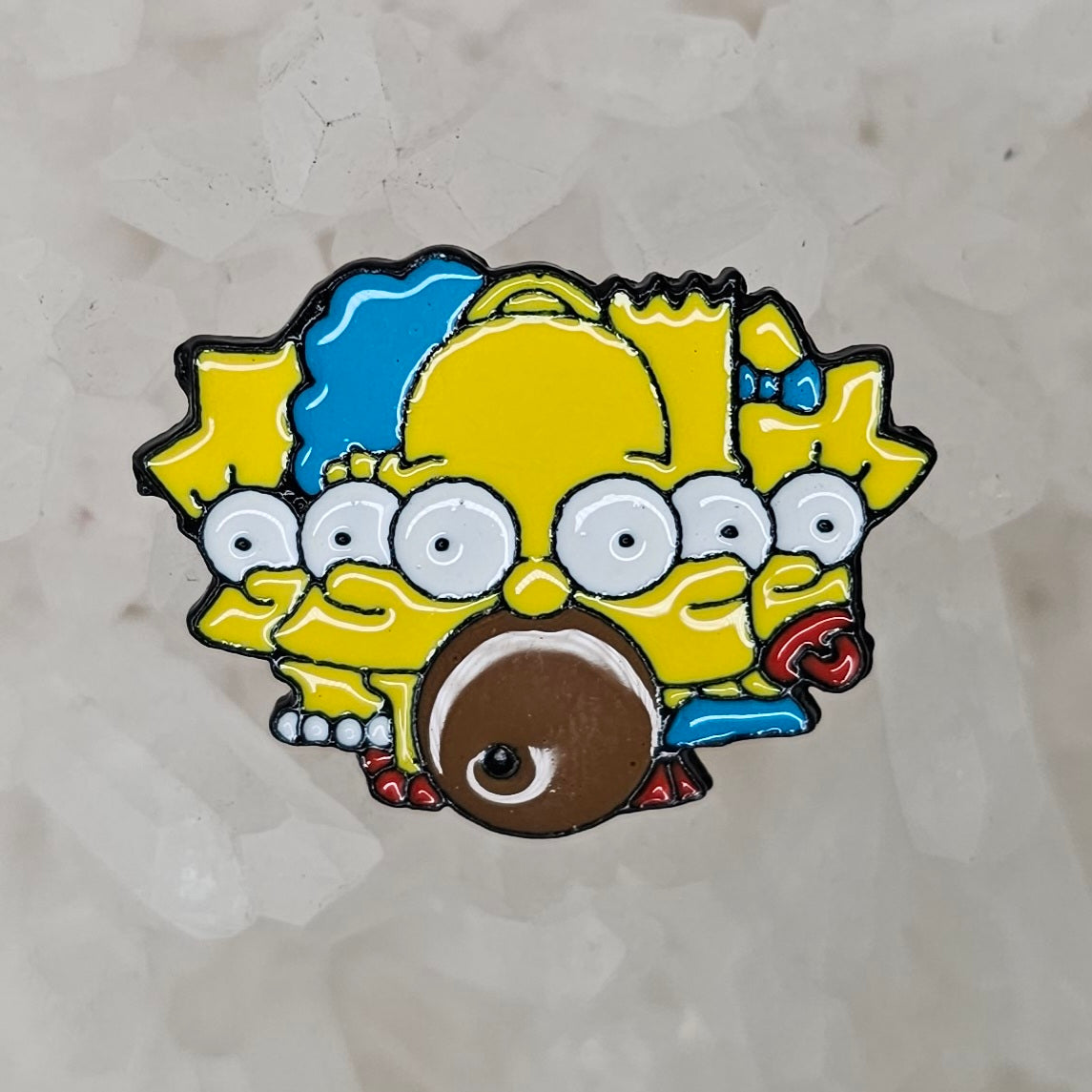 Trippy Simpson Family 90s Cartoon Tv Enamel Pins Hat Pins Lapel Pin Brooch Badge Festival Pin