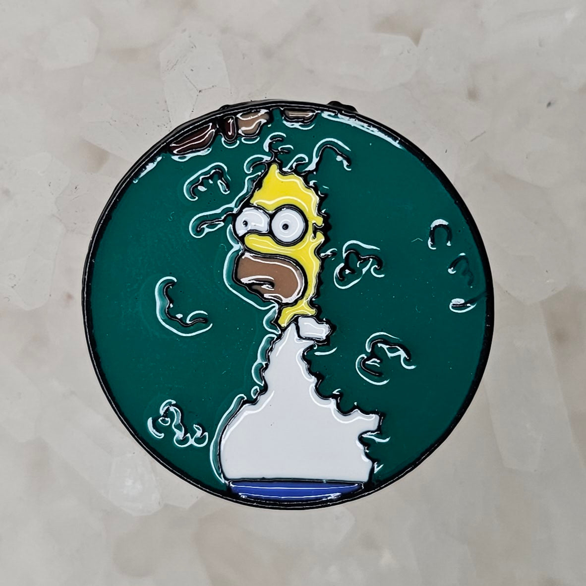 Homer Bush Creeper Simpson 90s Cartoon Tv Enamel Pins Hat Pins Lapel Pin Brooch Badge Festival Pin
