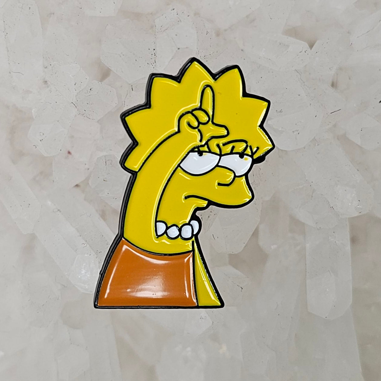 Lisa Loser Simpson 90s Cartoon Tv Enamel Pins Hat Pins Lapel Pin Brooch Badge Festival Pin