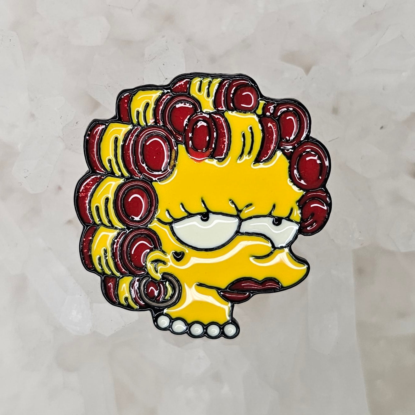 Classy Lady Lisa Simpson 90s Cartoon Tv Enamel Pins Hat Pins Lapel Pin Brooch Badge Festival Pin