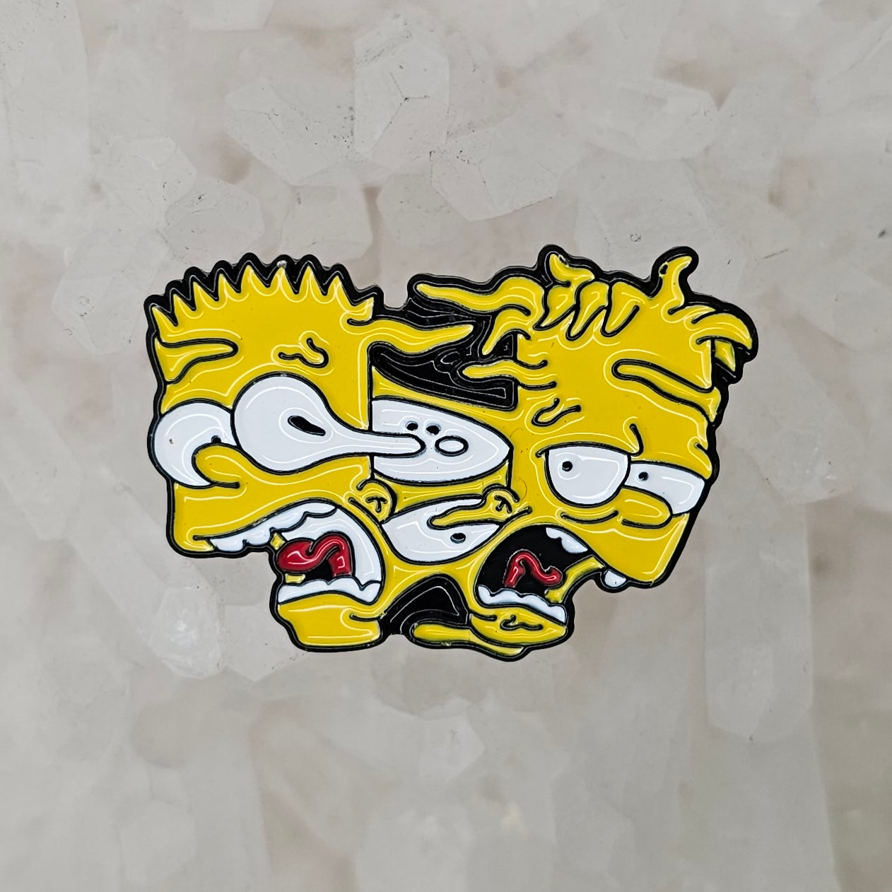 Melted Monster Bart Zombie Simpson 90s Cartoon Tv Enamel Pins Hat Pins Lapel Pin Brooch Badge Festival Pin