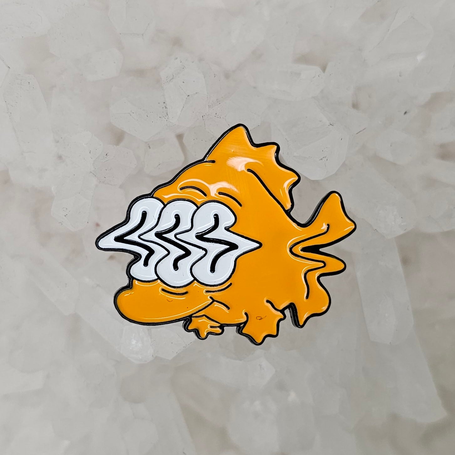 Trippy Fish Psychedelic Simpson 90s Cartoon Tv Enamel Pins Hat Pins Lapel Pin Brooch Badge Festival Pin