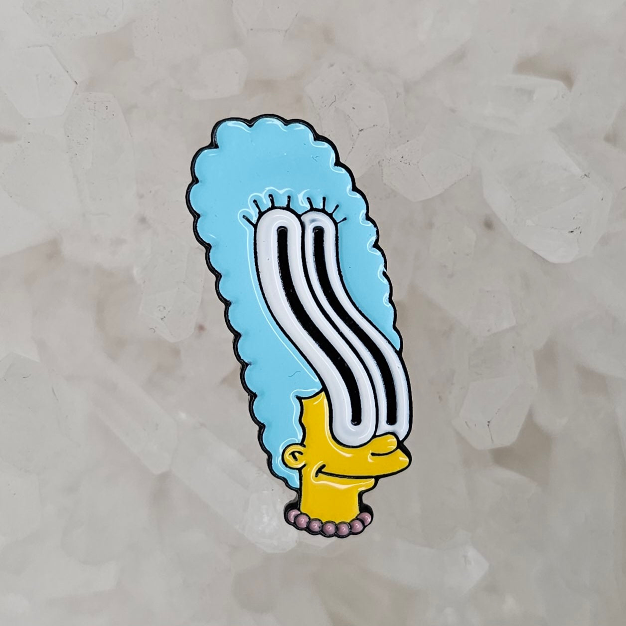Trippy Marge Psychedelic Simpson 90s Cartoon Tv Enamel Pins Hat Pins Lapel Pin Brooch Badge Festival Pin