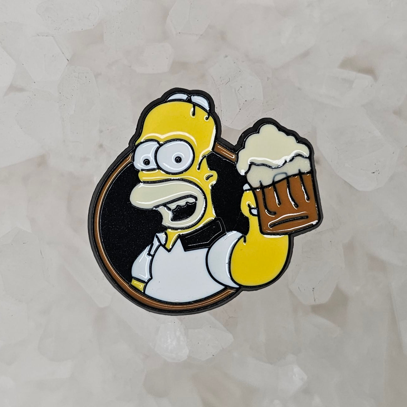 Beer Brain Homer Simpson 90s Cartoon Tv Enamel Pins Hat Pins Lapel Pin Brooch Badge Festival Pin