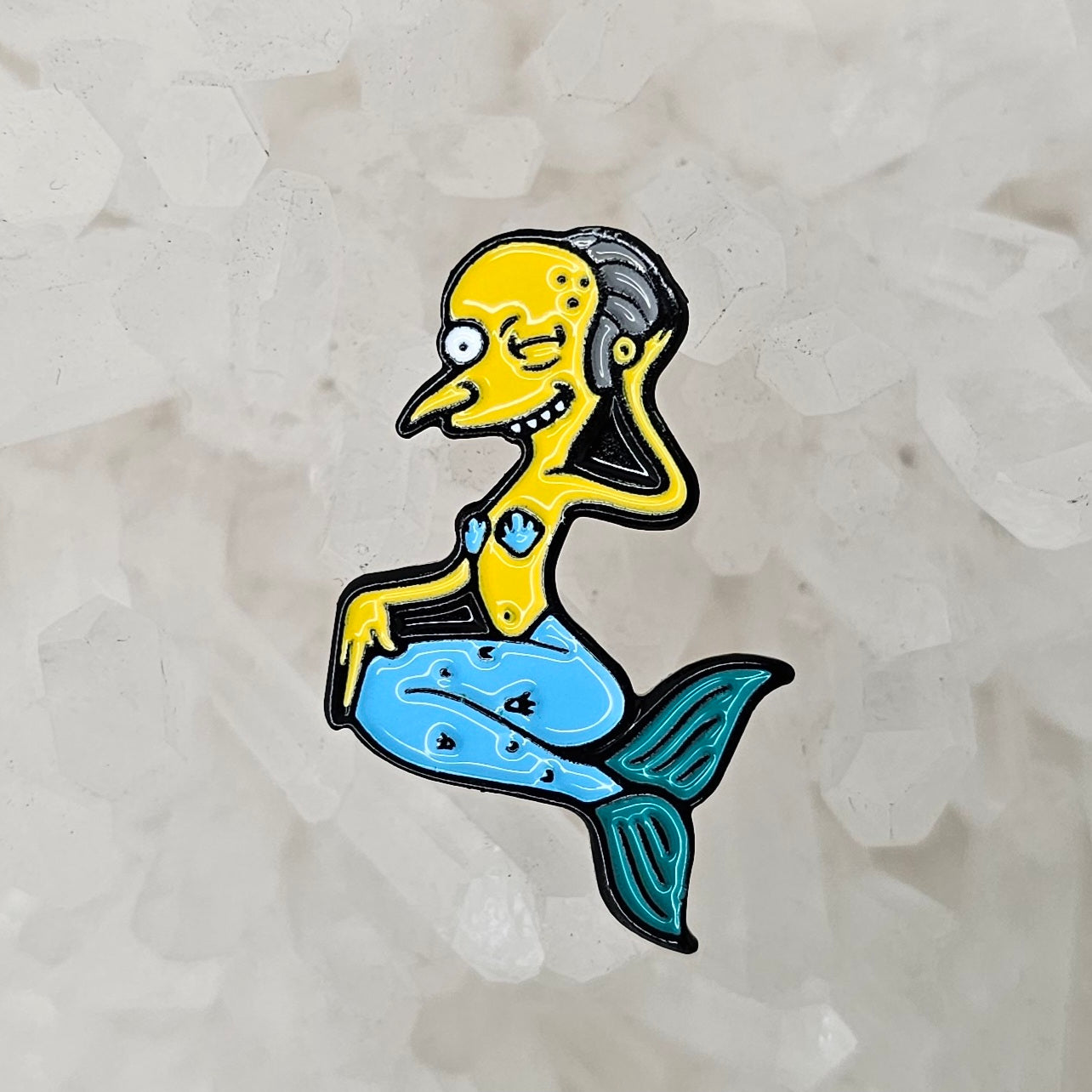 Mermaid Mr Burns Murman Sea Creature Simpson 90s Cartoon Tv Enamel Pins Hat Pins Lapel Pin Brooch Badge Festival Pin