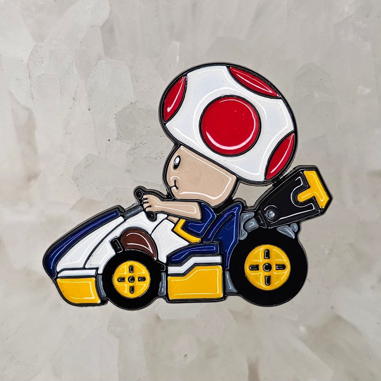 Racing Toad Mario Video Game Kart Pintendo Enamel Pins Hat Pins Lapel Pin Brooch Badge Festival Pin